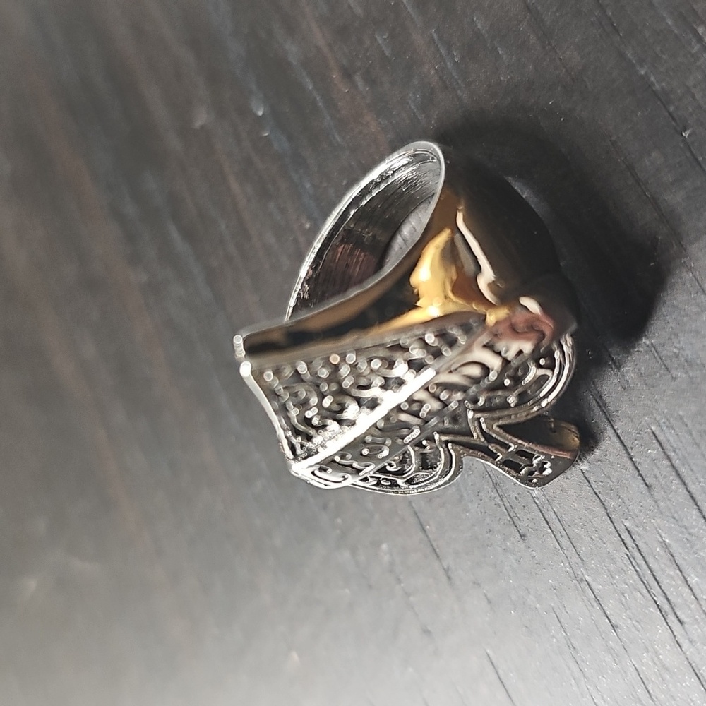 Ace of Spades Ring Size 8 - Picture 2 of 3